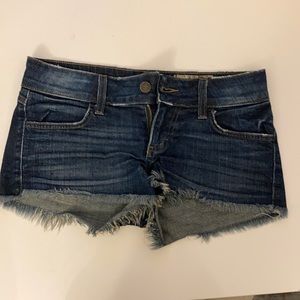 Denim jean shorts